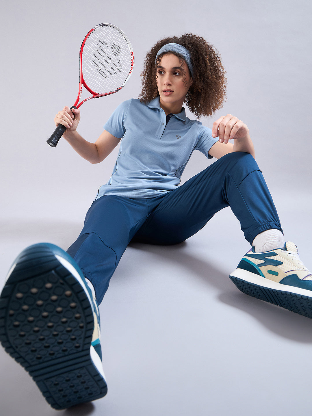 SG Women's Polo T-Shirt Sky