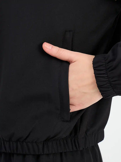 SG H1WTS83561 Women Black Tracksuit