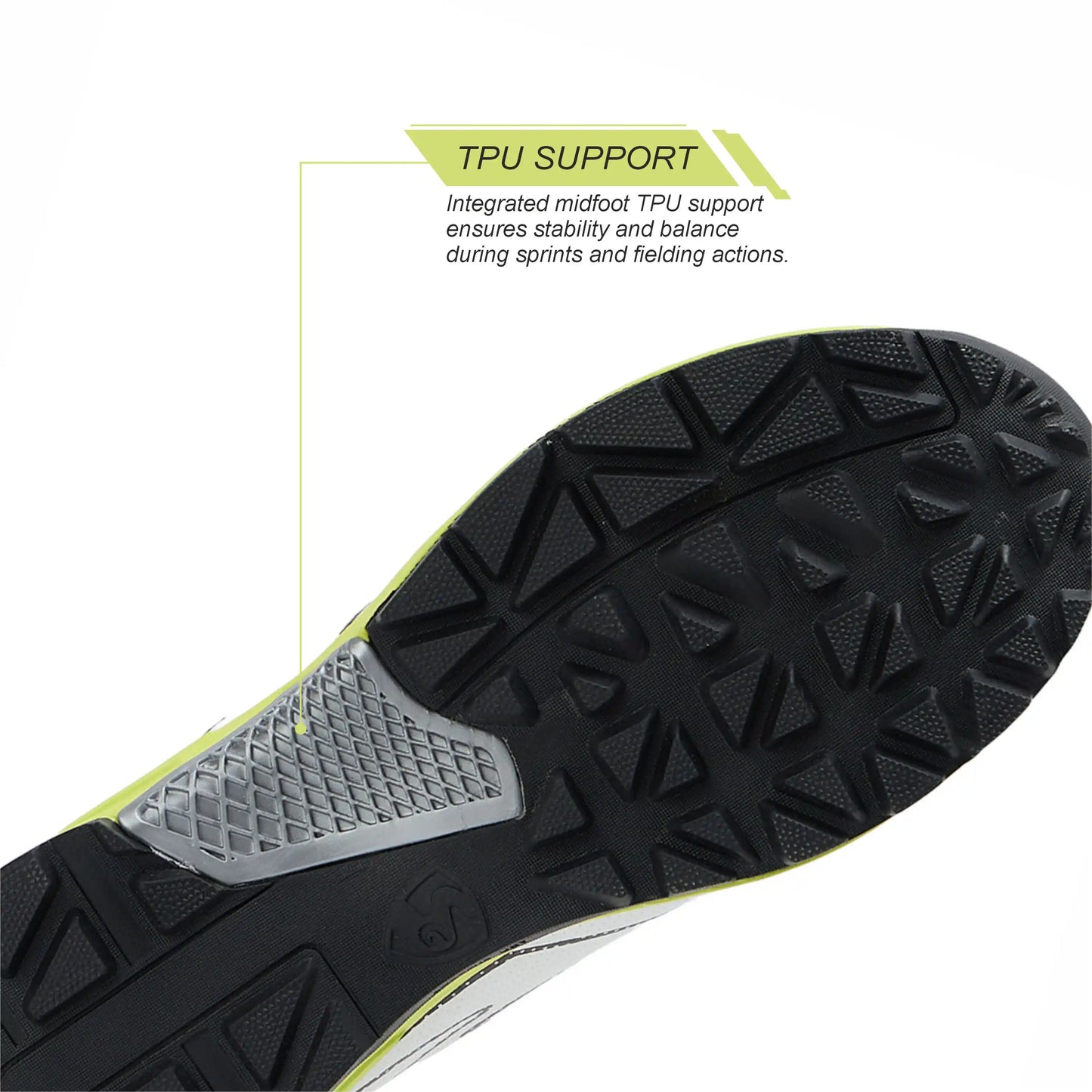SG SCORER EDGE Shoes White/Volt green