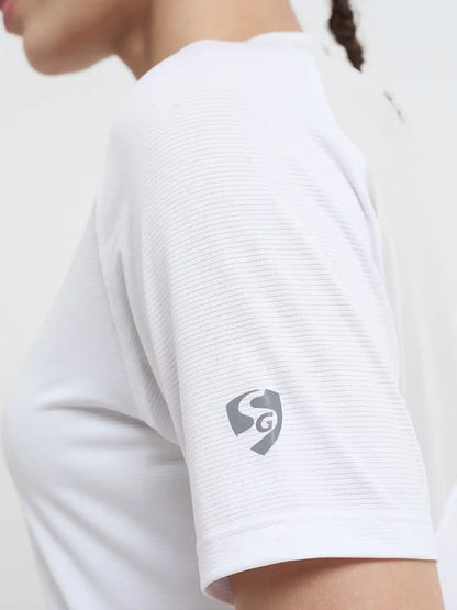 SG H2WT83111 Women White T-Shirt