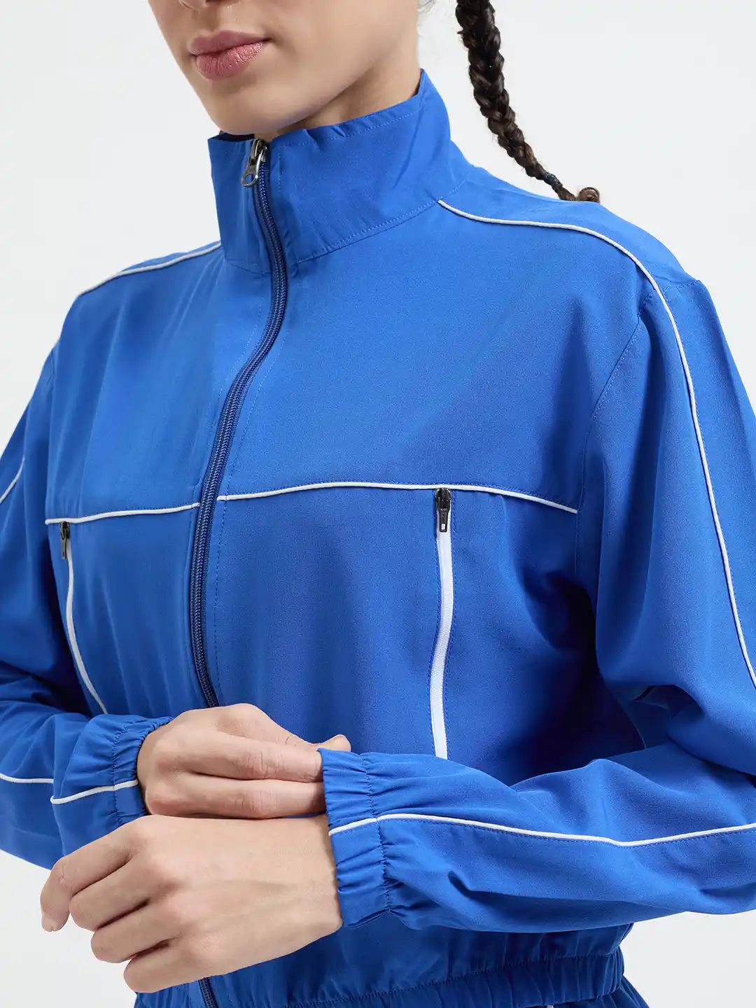 SG H1WJ83521 Women Cobalt Blue Jacket