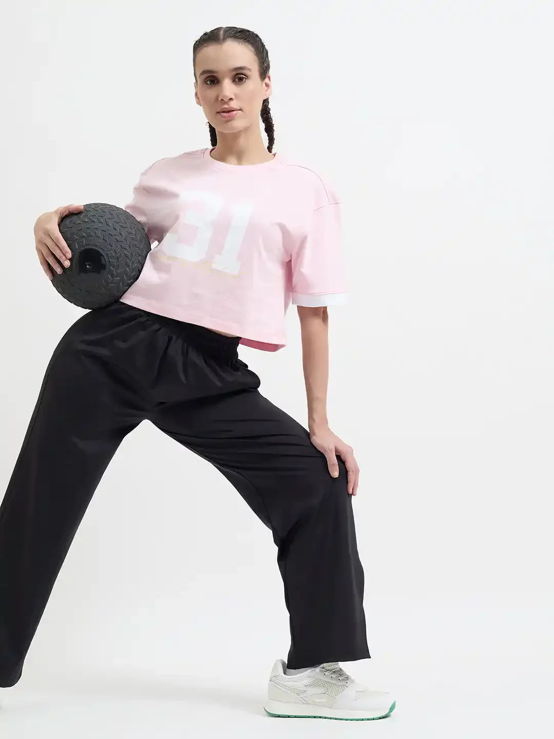 SG H1WT83171 Women Pink T-Shirt