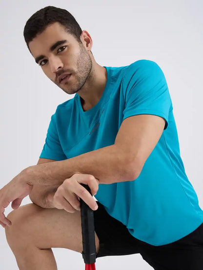 SG H1MT83751 Men Turquoise T-Shirt