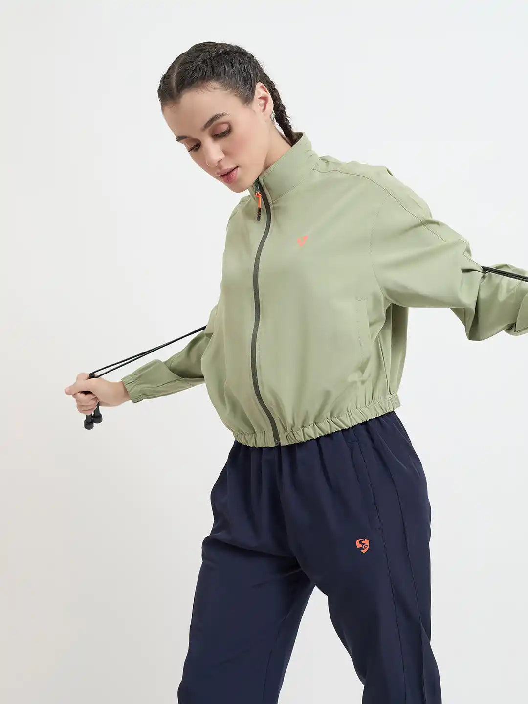 SG H2WTS83552 Women Sage/Navy Tracksuit