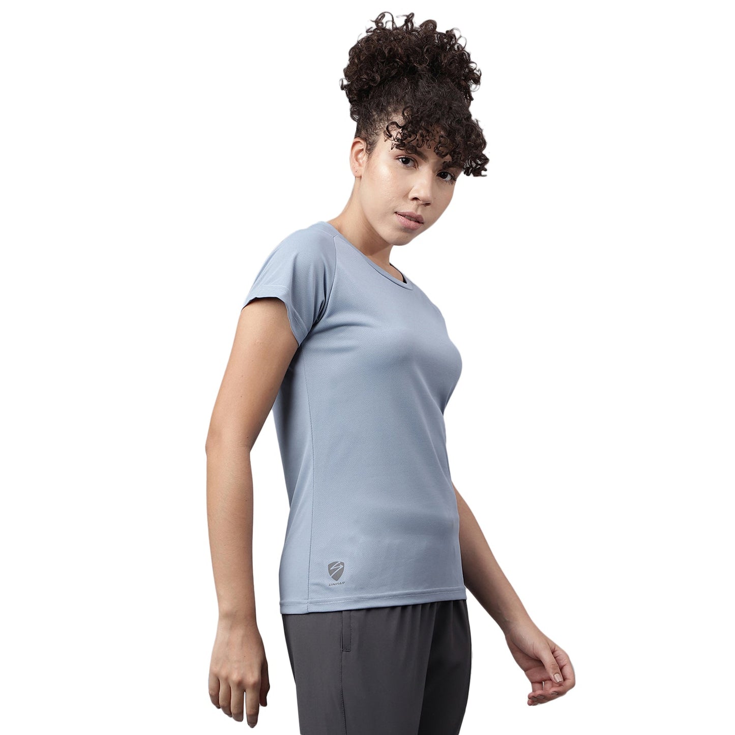 Unpar by SG Round Neck Regular Comfort Fit T-Shirt For Womens & Girls, Blue | Ideal for Trail Running, Fitness & Training, Jogging, Gym Wear & Fashion Wear