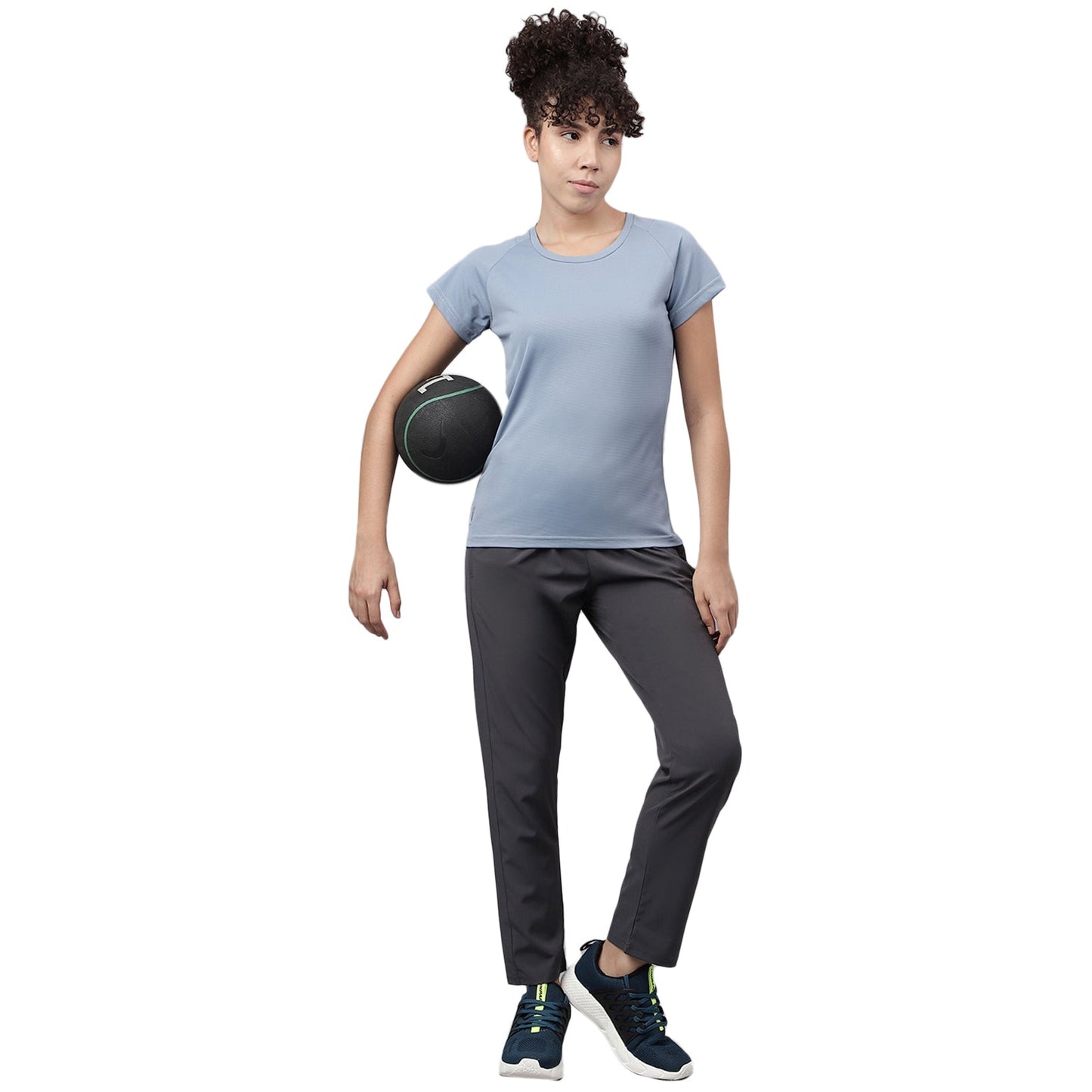 Unpar by SG Round Neck Regular Comfort Fit T-Shirt For Womens & Girls, Blue | Ideal for Trail Running, Fitness & Training, Jogging, Gym Wear & Fashion Wear