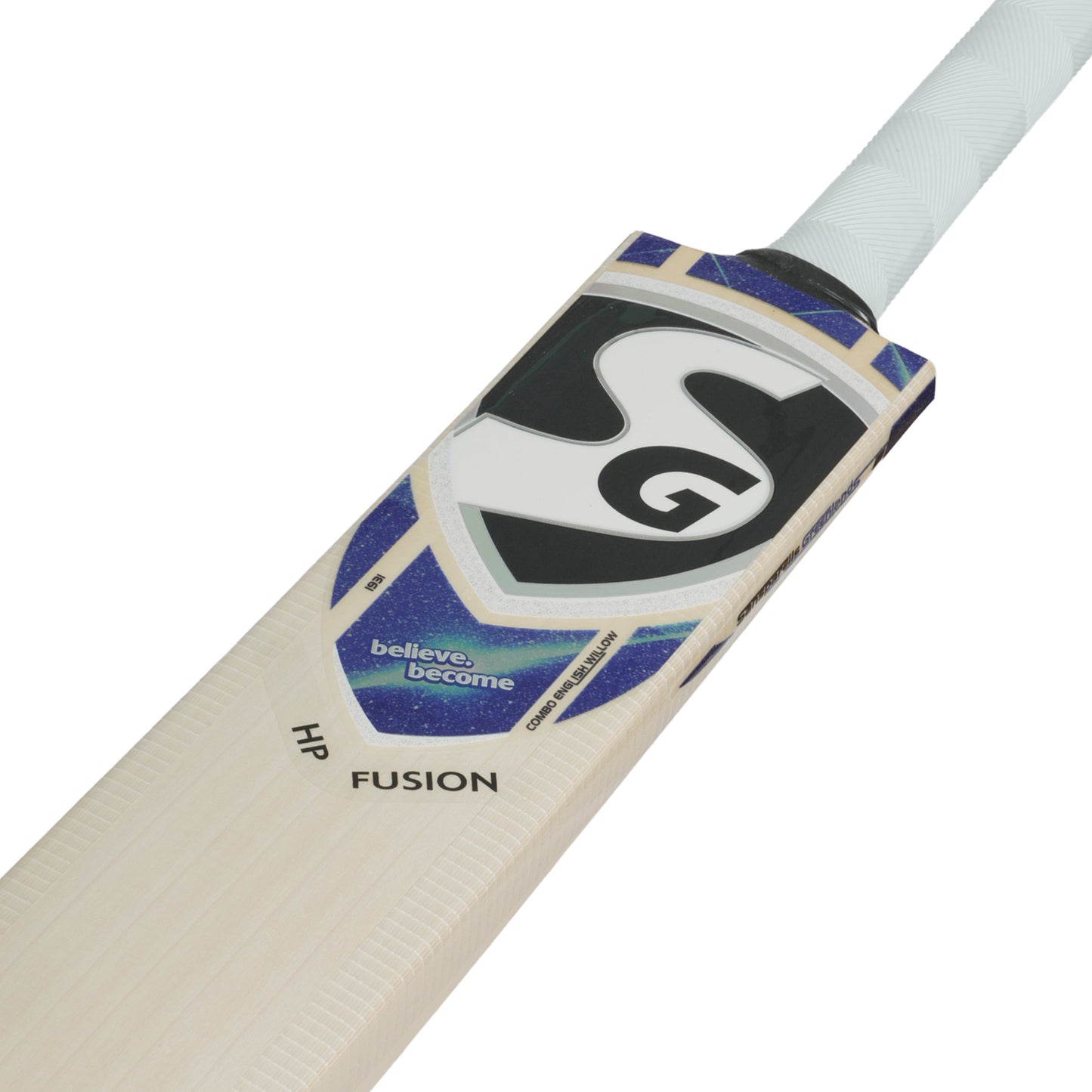 SG HP Fusion English and Kashmir Combo Cricket Bat