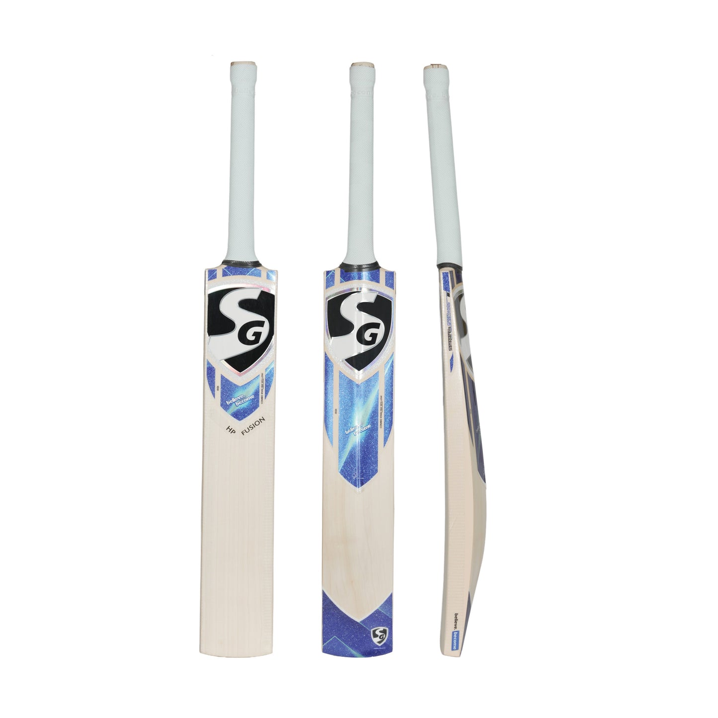 SG HP Fusion English and Kashmir Combo Cricket Bat