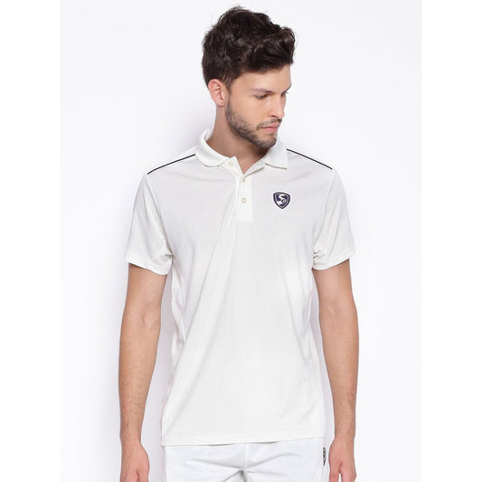 SG Junior Century Half Sleeve Cricket Shirt Whites