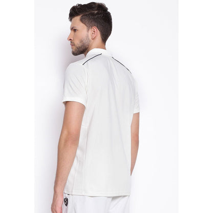 SG Junior Century Half Sleeve Cricket Shirt Whites