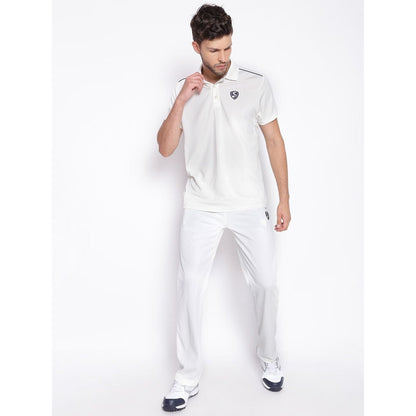 SG Junior Century Half Sleeve Cricket Shirt Whites
