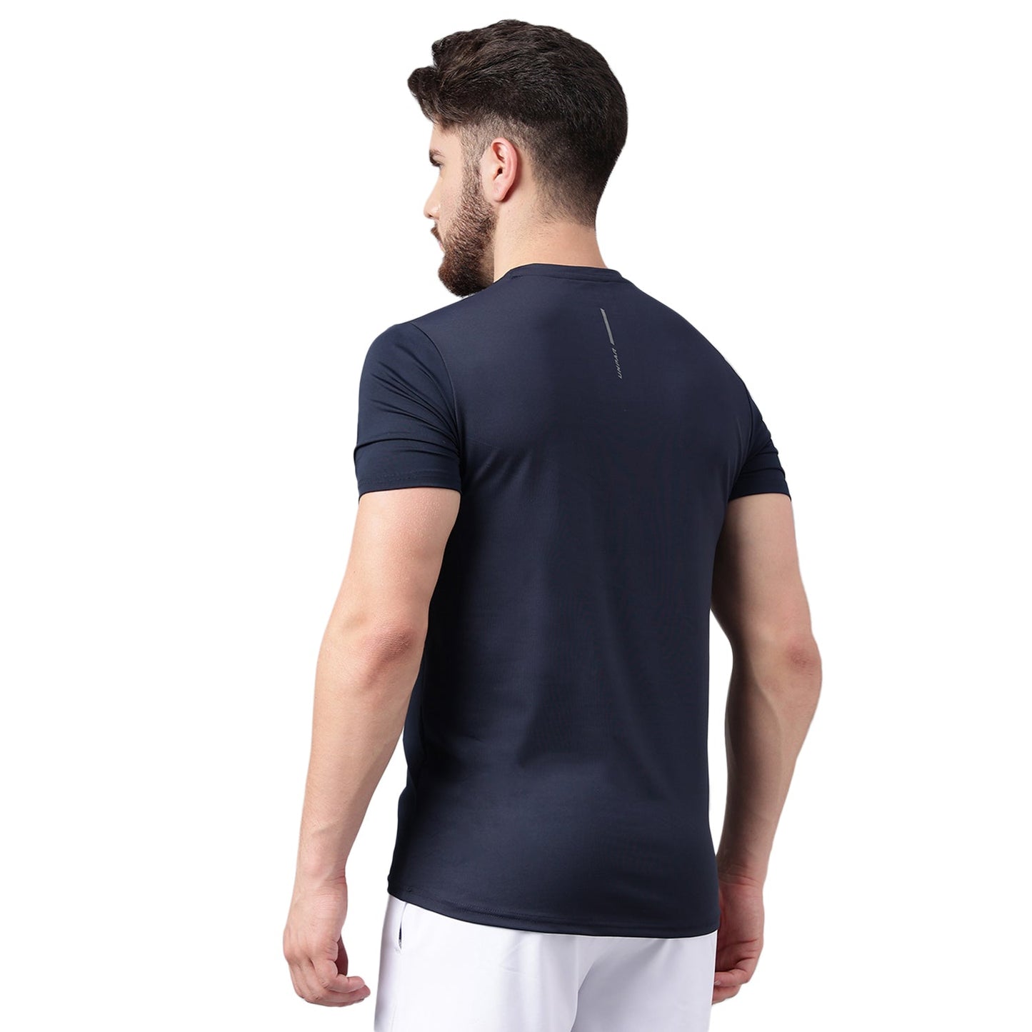 Unpar by SG Round Neck Regular Comfort Fit T-Shirt For Mens & Boys, Navy Blue | Ideal for Trail Running, Fitness & Training, Jogging, Gym Wear & Fashion Wear