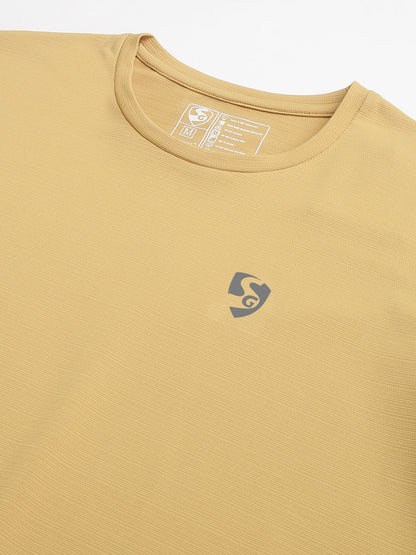 SG Men's Round Neck Teal T-Shirt | Ideal for Trail Running, Fitness & Training, Jogging, Regular & Fashion Wear
