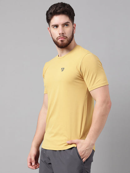 SG Men's Round Neck Teal T-Shirt | Ideal for Trail Running, Fitness & Training, Jogging, Regular & Fashion Wear