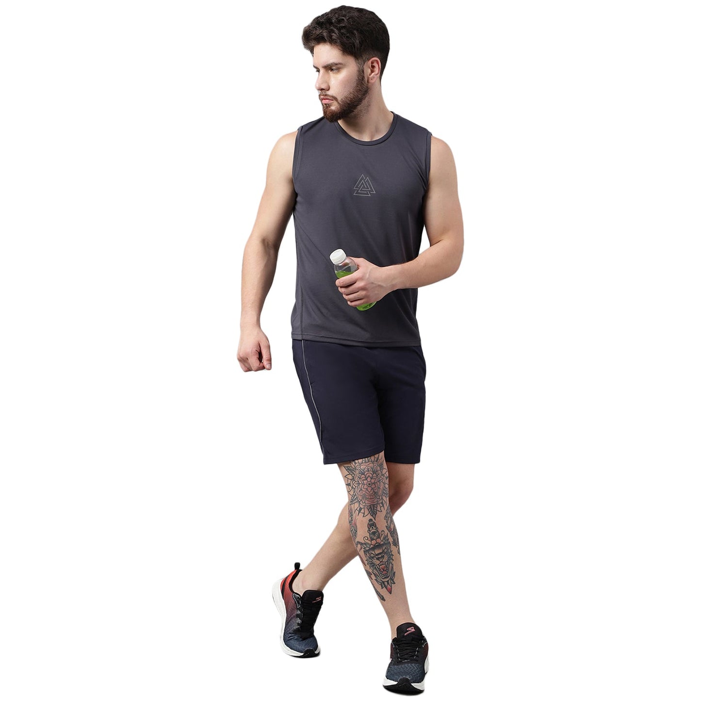 Unpar by SG Round Neck Regular Comfort Fit Vest For Mens & Boys, Grey | Ideal for Trail Running, Fitness & Training, Jogging, Gym Wear & Fashion Wear
