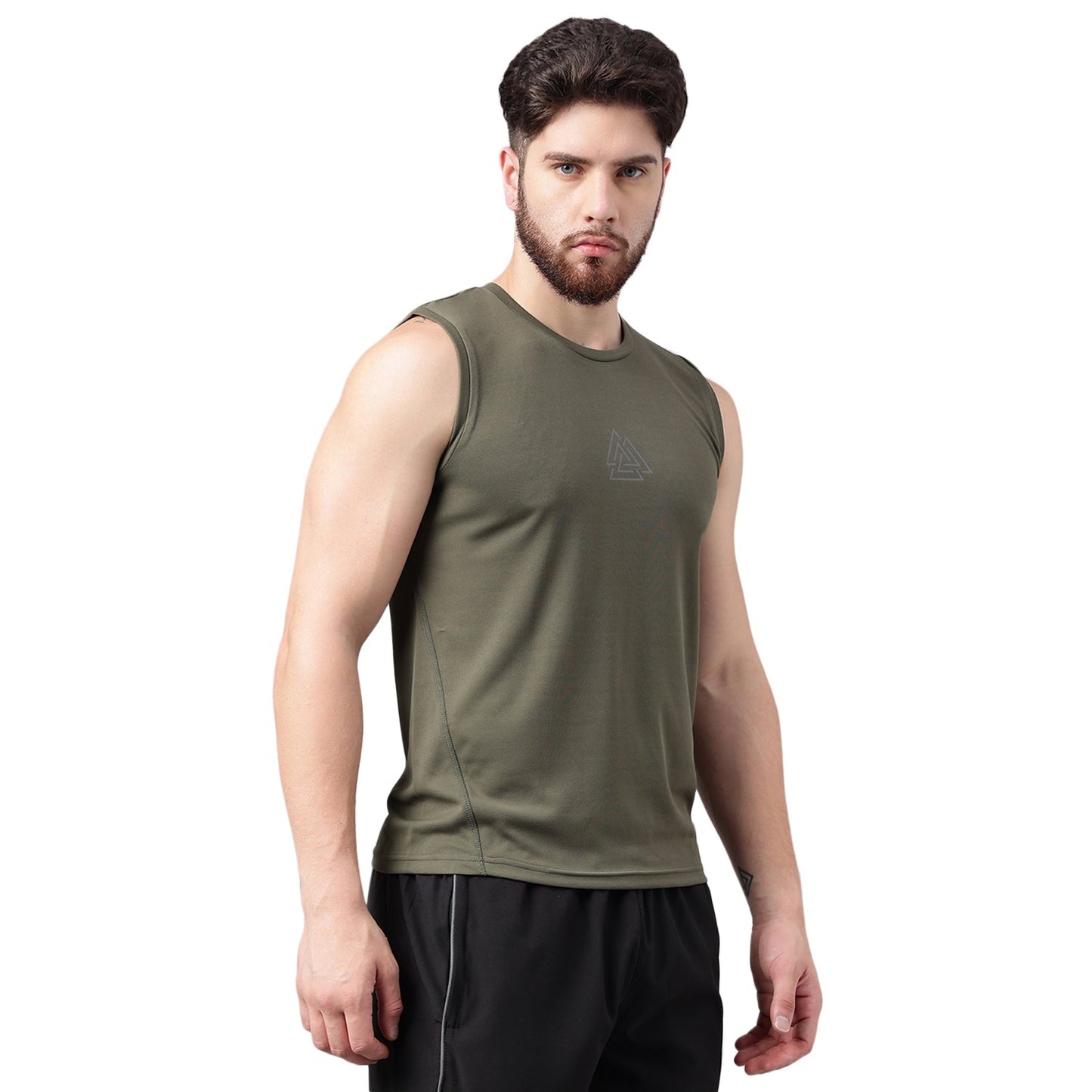 Unpar by SG Round Neck Regular Comfort Fit Vest For Mens & Boys, Green | Ideal for Trail Running, Fitness & Training, Jogging, Gym Wear & Fashion Wear