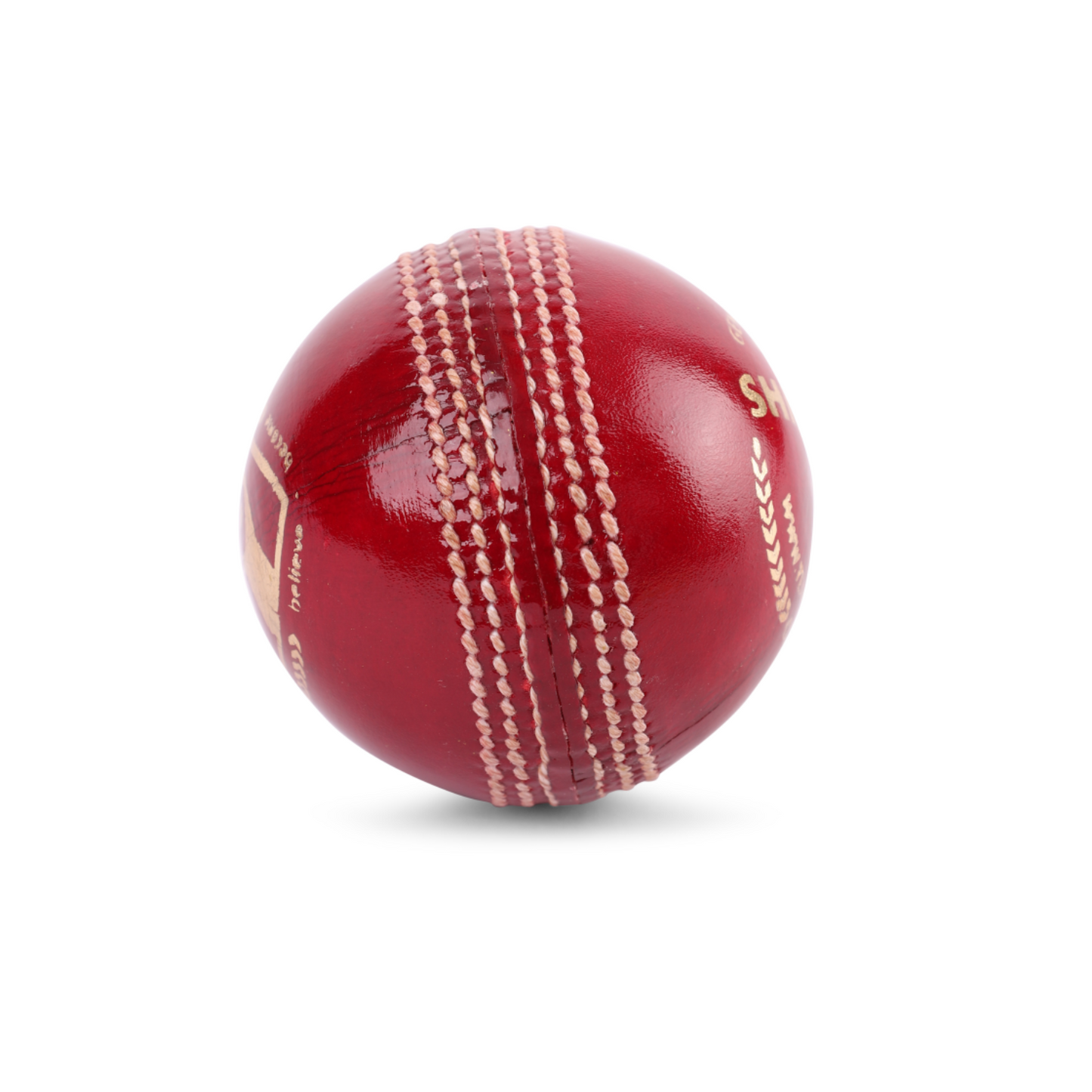 SG Shield 30 Red Youth Leather Ball