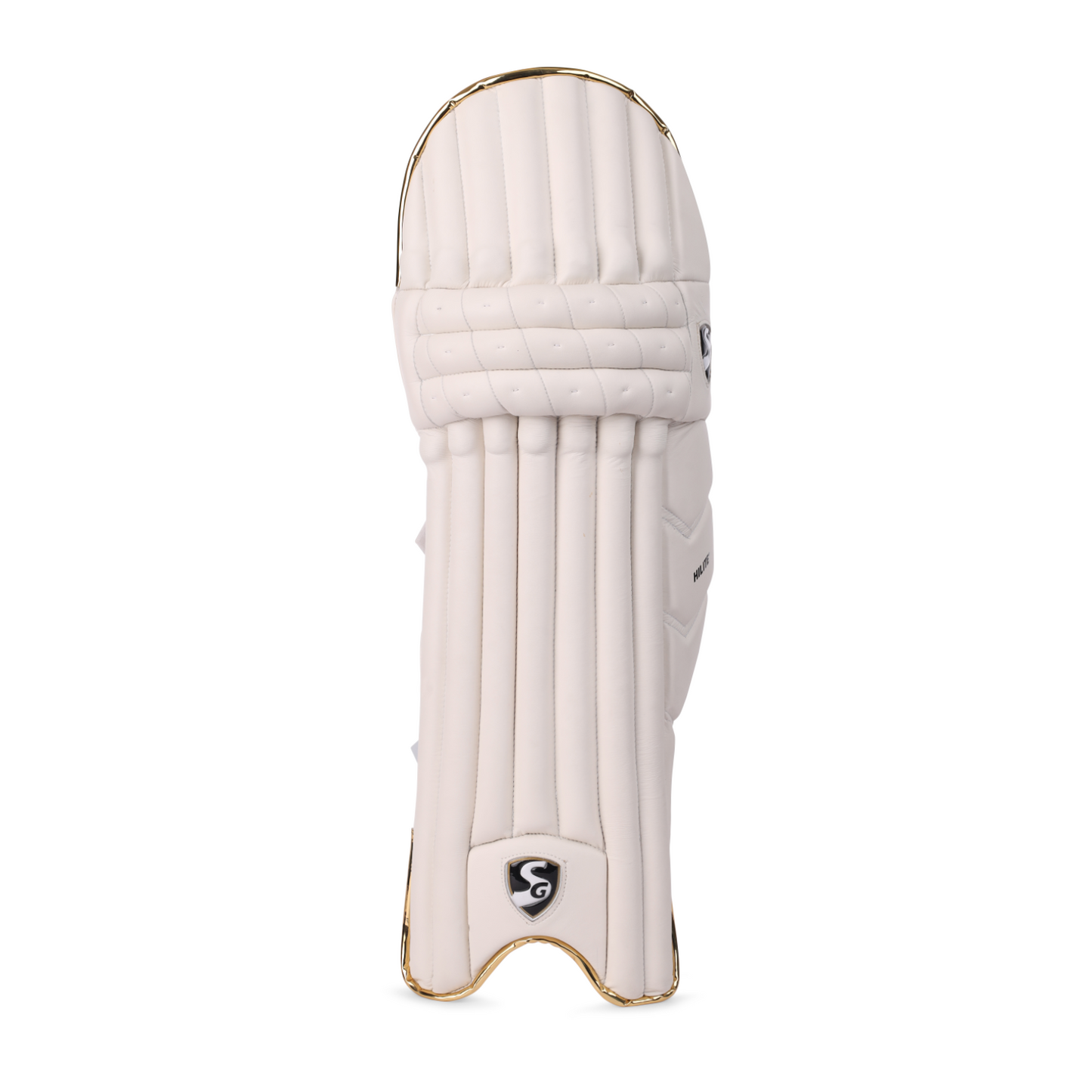 SG Hilite White/Golden Batting Legguards