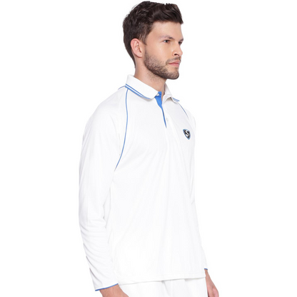 SG Premium 2 0 Full Sleeve Shirt Cricket Whites
