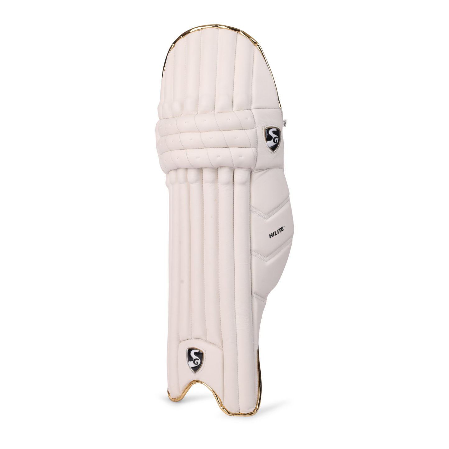 SG Hilite White/Golden Batting Legguards