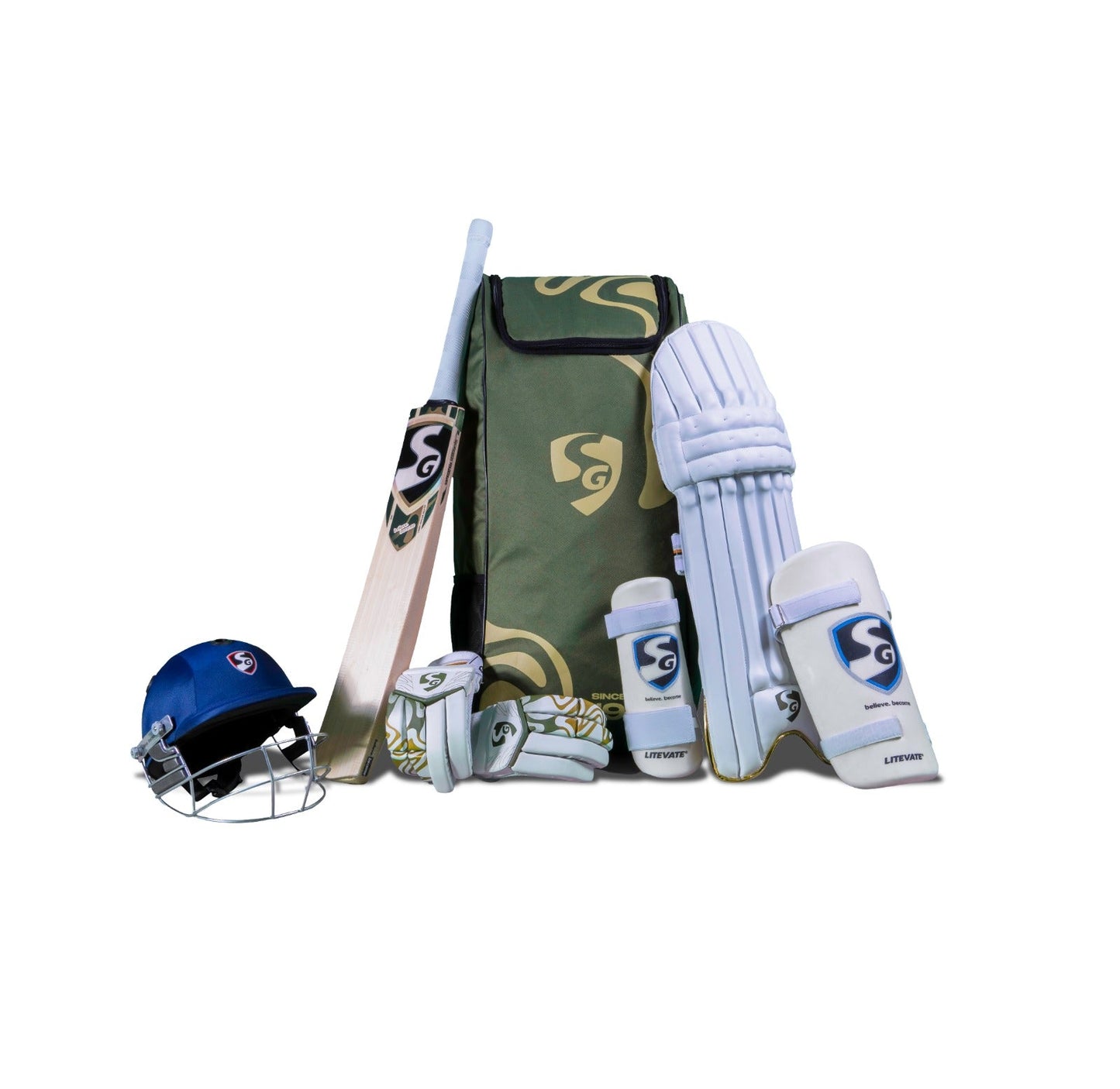 SG Savage English Willow Cricket kit