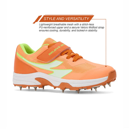 SG Vortex Spikes Shoes Bright Orange