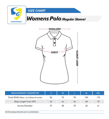 SG Regular Comfort Fit Polo T-Shirt For Womens & Girls, Sulphur Yellow, Red Paprika & Jet black | Ideal for Trail Running, Fitness & Training, Jogging, Gym Wear & Fashion Wear