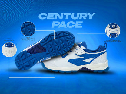 SG CENTURY PACE Shoes White/India Blue