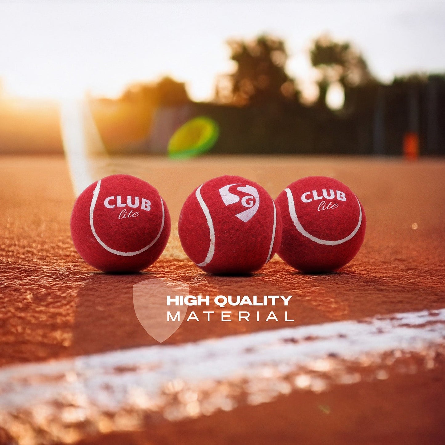 SG Club Lite Red Cricket Balls (PACK OF 3)