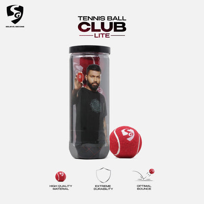 SG Club Lite Red Cricket Balls (PACK OF 3)