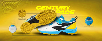 SG CENTURY PACE Shoes White/Blue/Yellow