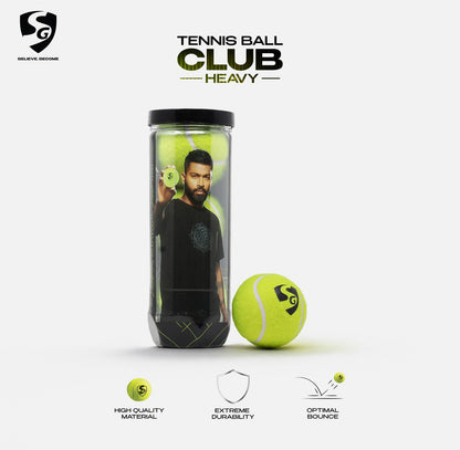 SG Club Heavy Green Cricket Balls (PACK OF 6)