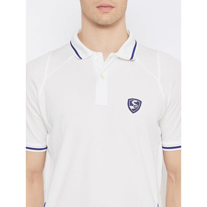 SG Test Half Sleeve Cricket Shirt Whites